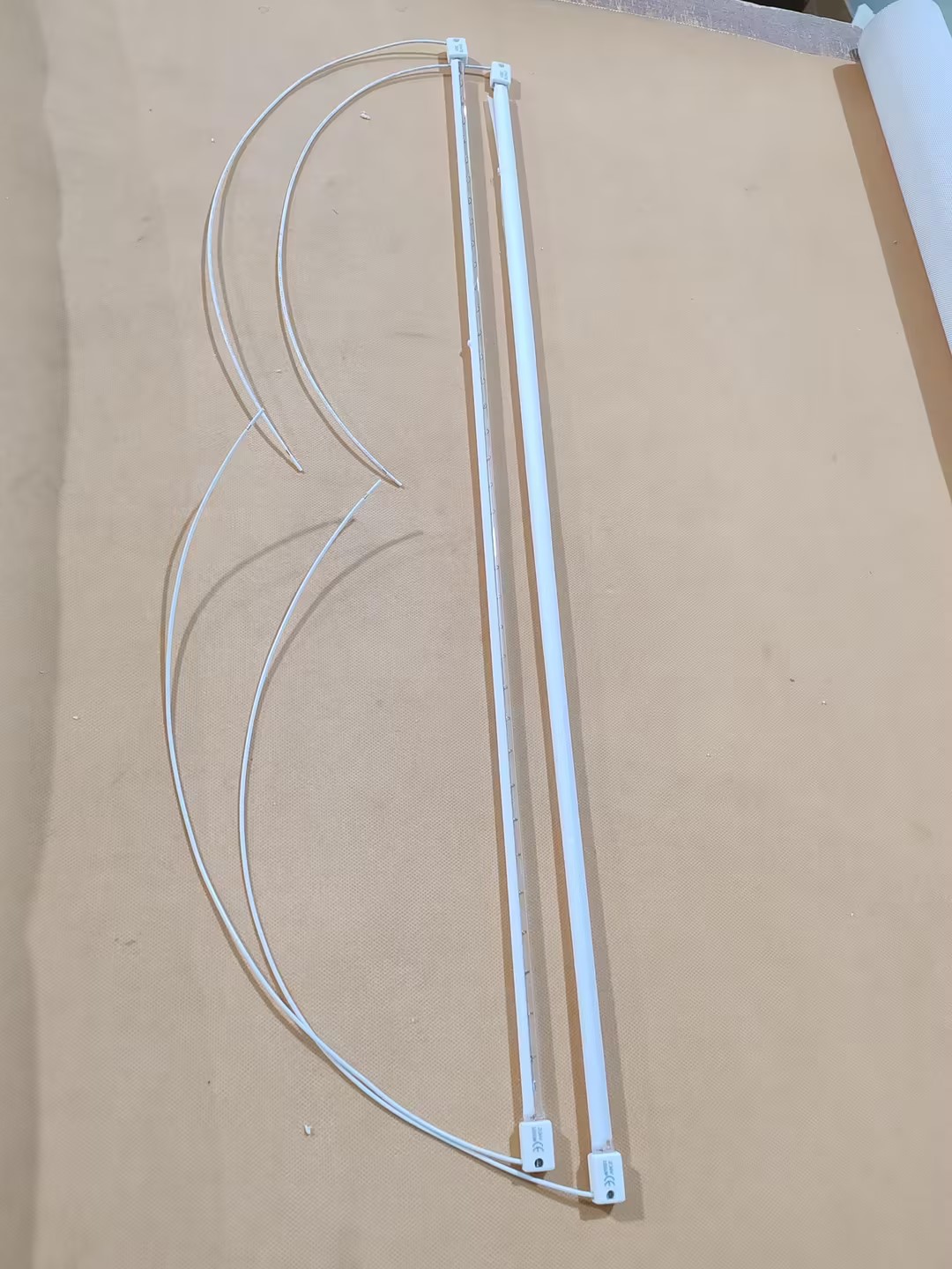 Karbon fiber ısıtıcı elektrikli ısıtıcı elemanı kızılötesi lamba halojen kuvars kuvars tüpü kızılötesi ısıtıcı lambası