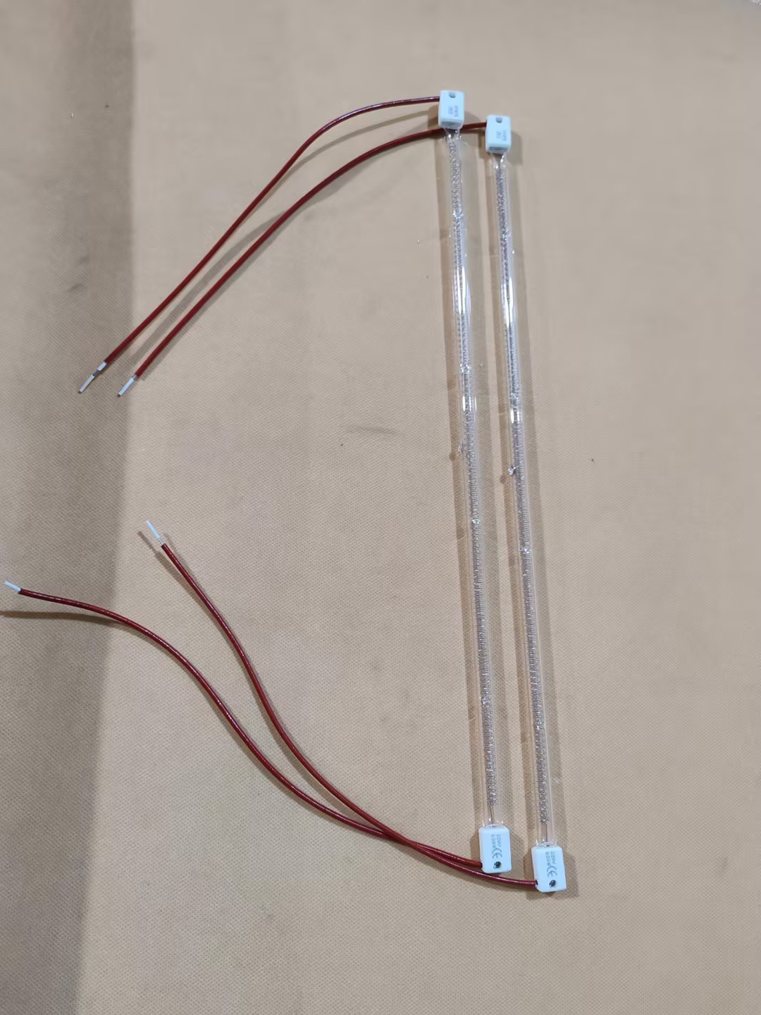 380mm clear halogen heating lamps industrial infrared heat lamp