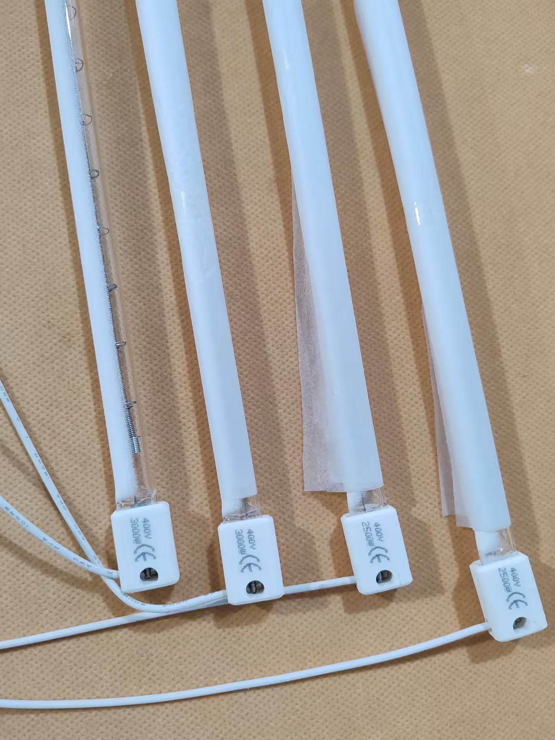 235v 2000w Clear Halogen Quartz IR Heat Lamp for Bottle Blowing