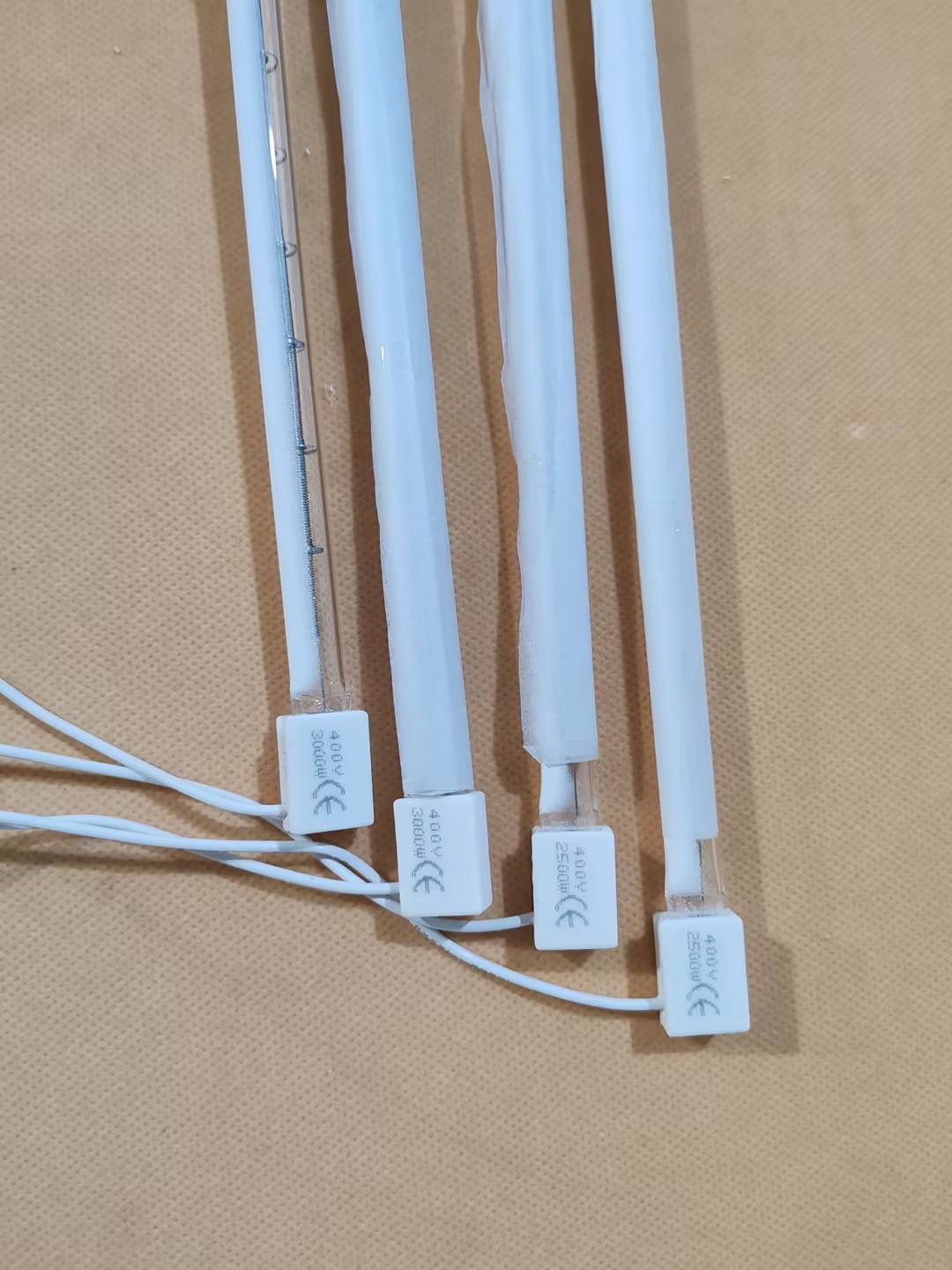 1020mm 2000w shortwave halogen heating lamp