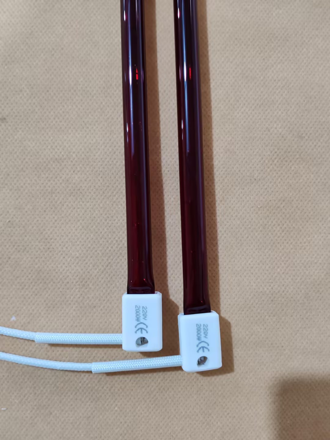 1000mm 380v 3000w infraröd värmelampa halogenvärmare med stor rund keramisk element