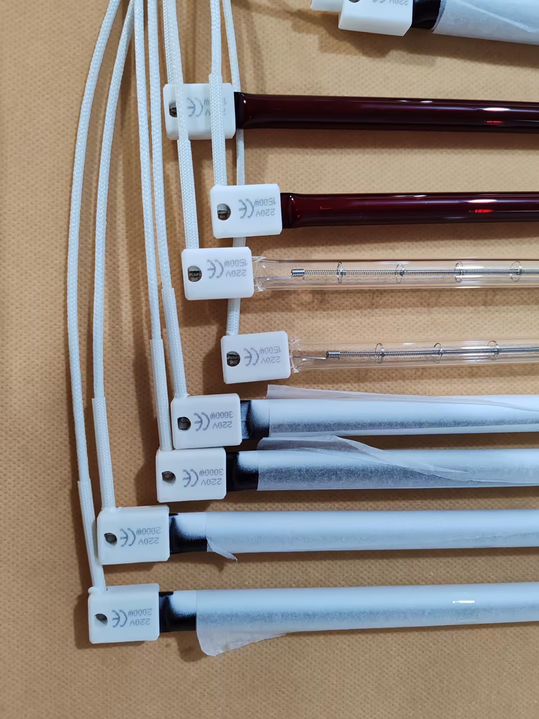 quartze heating tube a halogen heat lamp